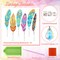 6 Pcs Diamond Painting Bookmarks Kits DIY 5d Feather Bookmark Rhinestone DIY Bookmarks Crystal Diamond Art Acrylic for Adult Arts Supply Crafts Gifts